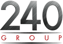 240 Group Logo designs websites web designers.