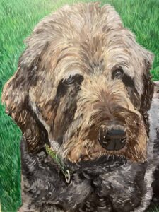 Dog art by Lou Art from Madison, Wisconsin.